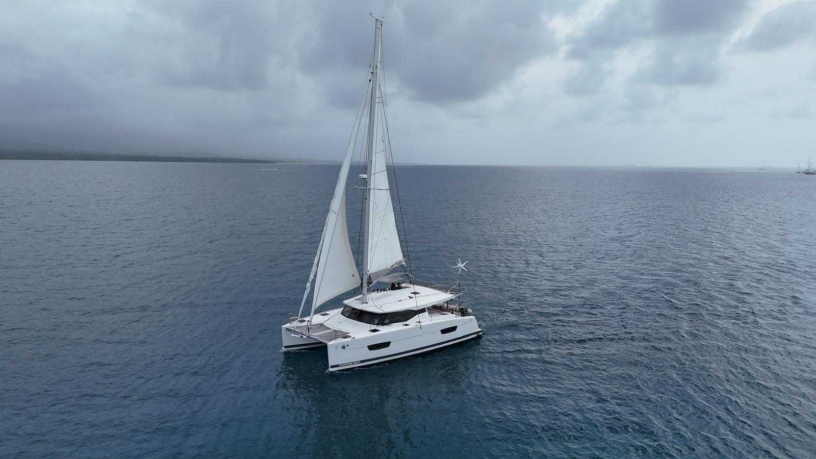 Lucia 40 in Linton Bay Panama